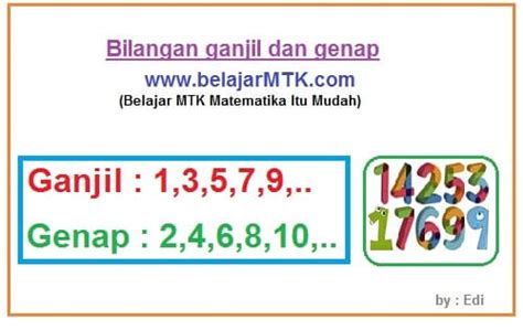 odd itu ganjil atau genap|Pengertian Number, Odd Number dan Even Number.